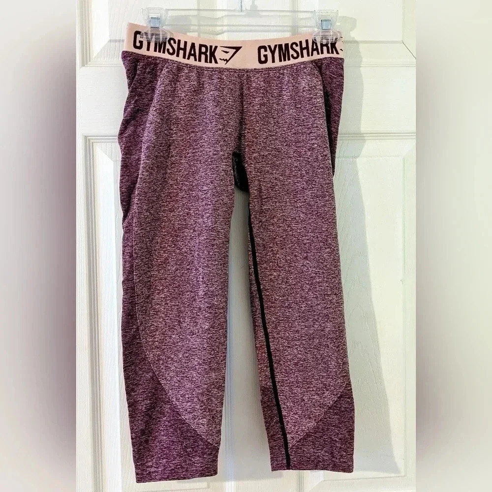 Gymshark Flex Leggings Pink / Ruby Size M Stretch Gym Workout Women